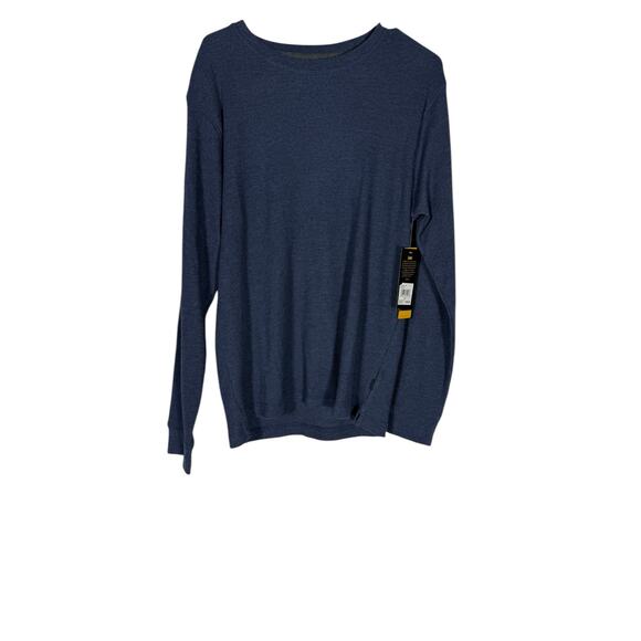 NWT Lee Sleepwear Top Men's Medium Navy Thermal - Picture 1 of 5